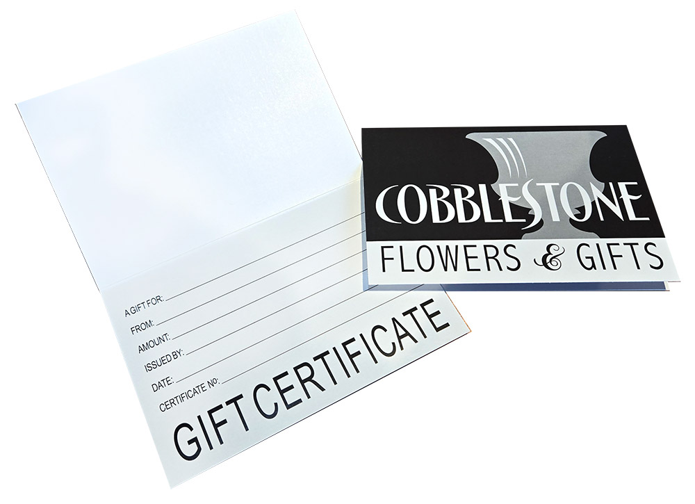 Cobblestone Gift Certificate